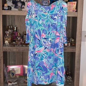 EUC Lilly Pulitzer Celestial Seas Laurana Medium